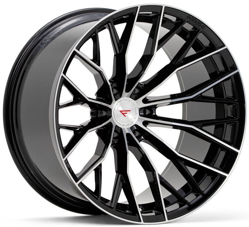 22x10 ferrada forge-8 off-road ftr9 machine black (rotary forged) 6x135 -18mm