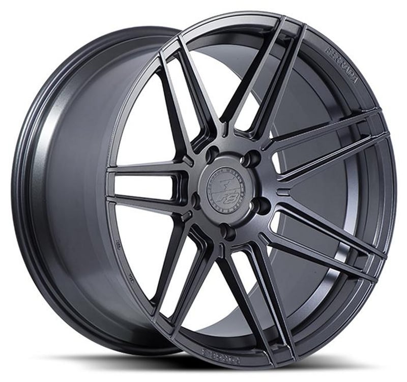 (clearance - no returns) 20x11.5 ferrada forge-8 fr6 matte graphite (rotary forged) 5x120 32mm