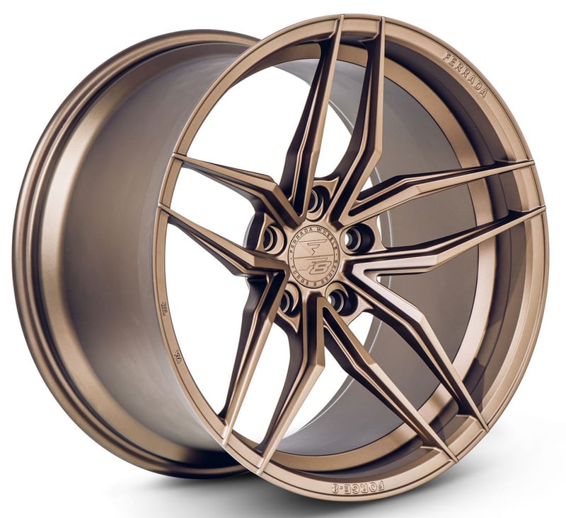 (clearance - no returns) 20x9 ferrada forge-8 fr5 matte bronze (rotary forged) 5x130 45mm