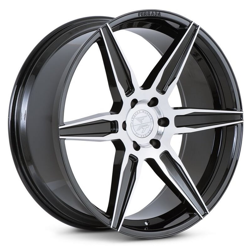 22x9.5 ferrada ft2 machine black 6x135 30mm