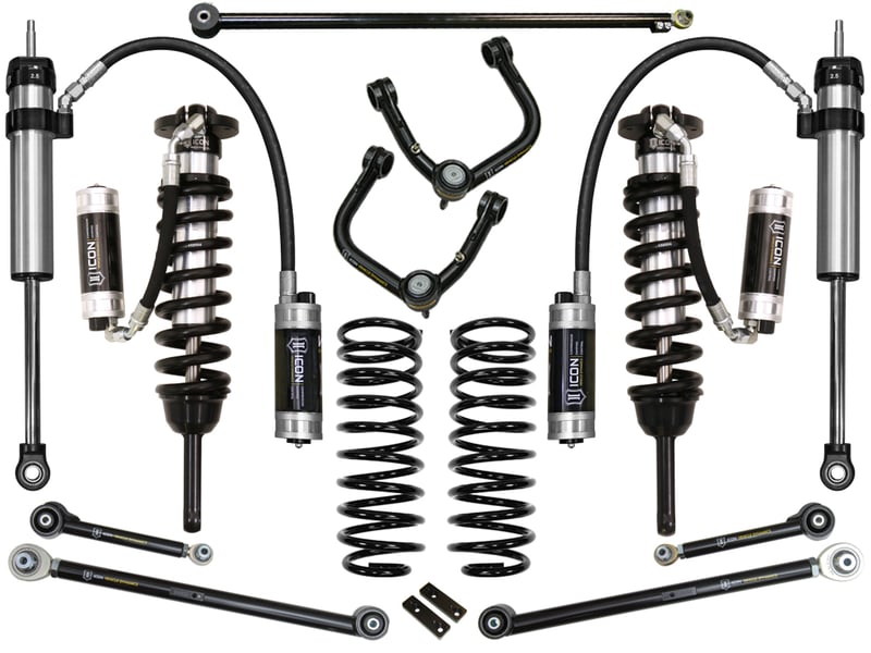 icon 03-09 4runner/fj 0-3.5" stage 7 suspension system w tubular uca k53057t