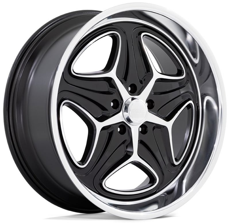 Foose Merlot Gloss Black Machined