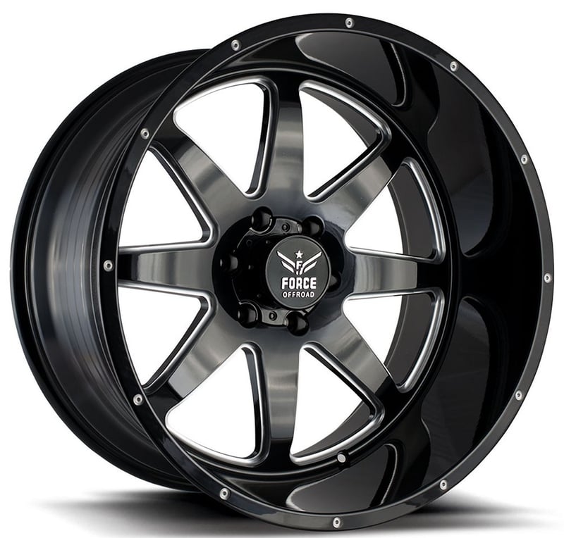 Force Off-Road F06 Gloss Black Milled