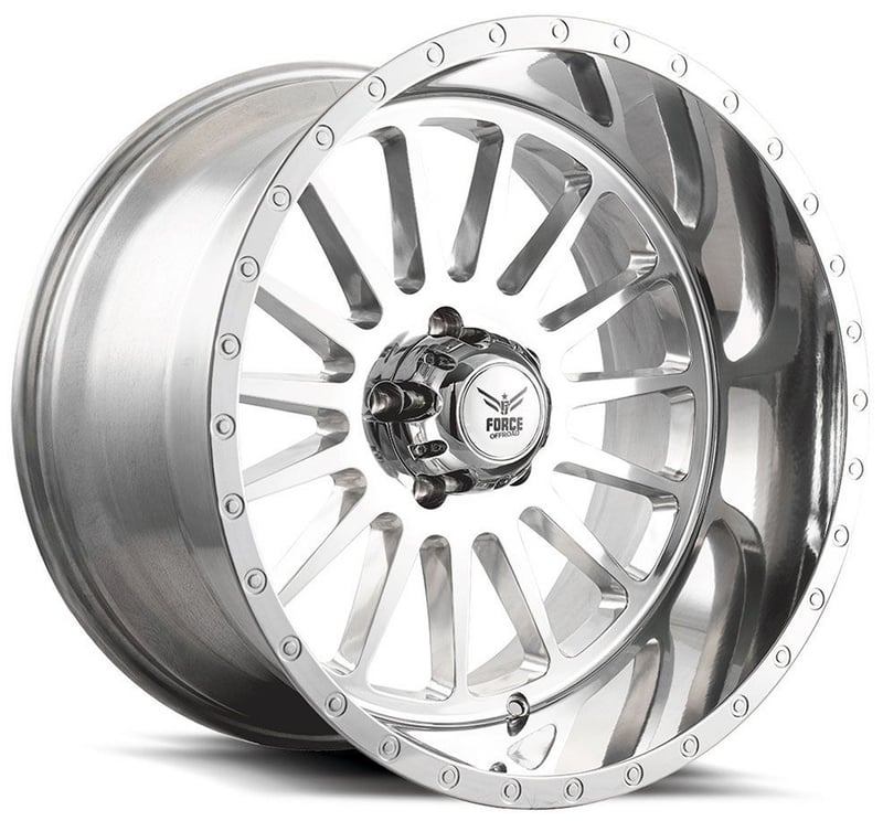 20x12 force off-road f36 fully polished (* may require trimming) 5x5/127 -44mm