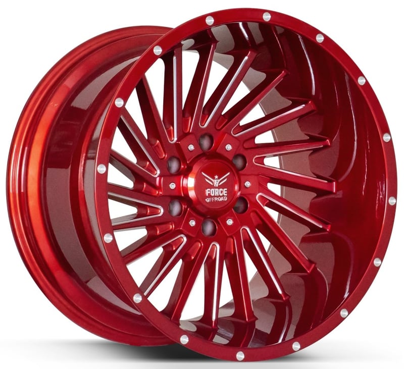 Force Off-Road F38 Candy Red Milled