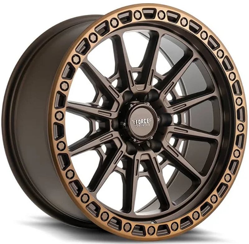 20x9 force off-road f46 gloss bronze machined brown tinted 5x5/127 0mm