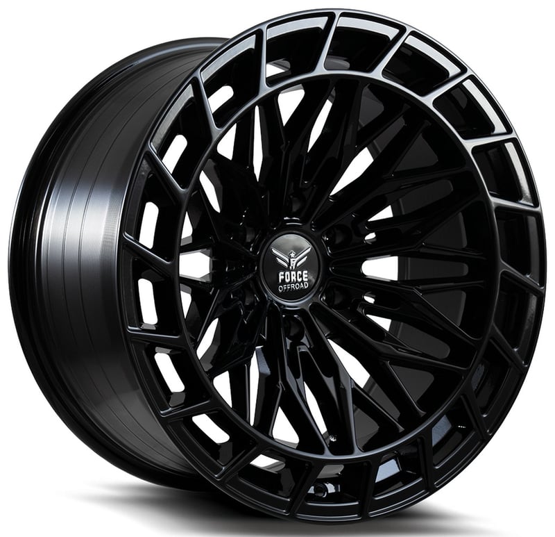 20x10 force off-road f56 gloss black 6x139.7/5.5 -24mm