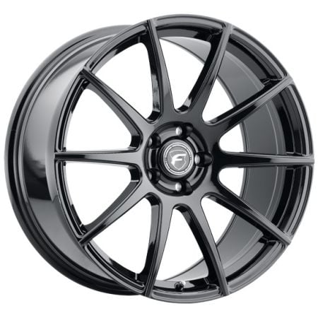20x10.5 forgestar cf10 gloss black (flow formed) (deep concave) 5x4.5/114.3 40mm