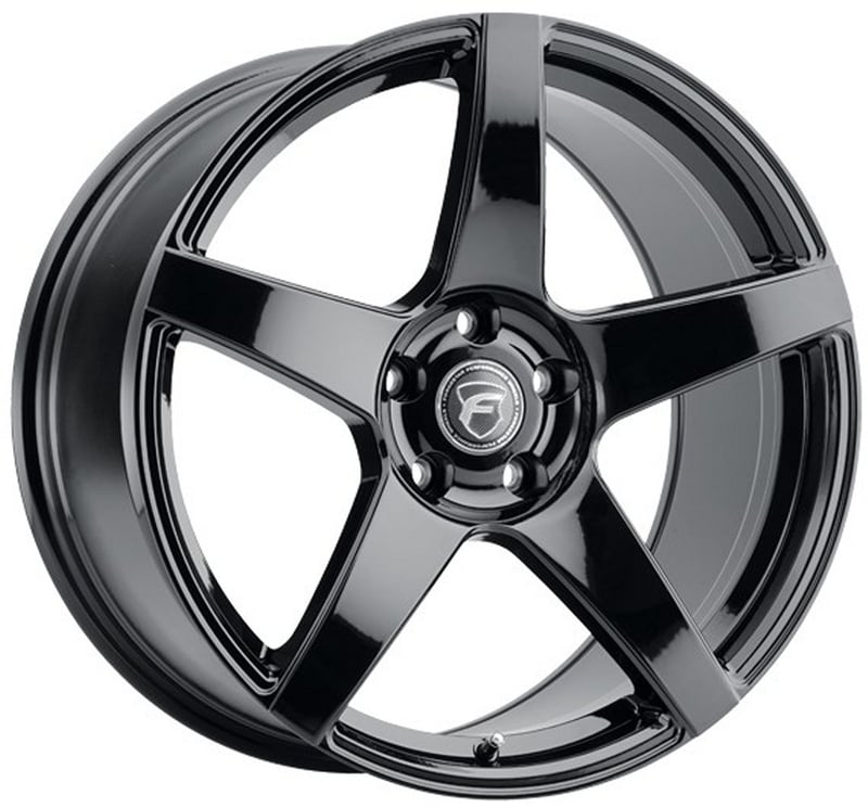 19x9 forgestar cf5 gloss black (flow formed) (semi concave) 5x4.5/114.3 35mm
