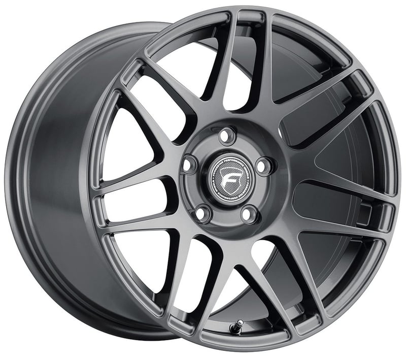 18x5 forgestar f14 drag gloss anthracite (flow formed) 5x115 -37mm