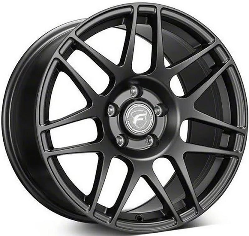 18x10 forgestar f14 satin black (flow formed) (deep concave) 5x4.5/114.3 42mm