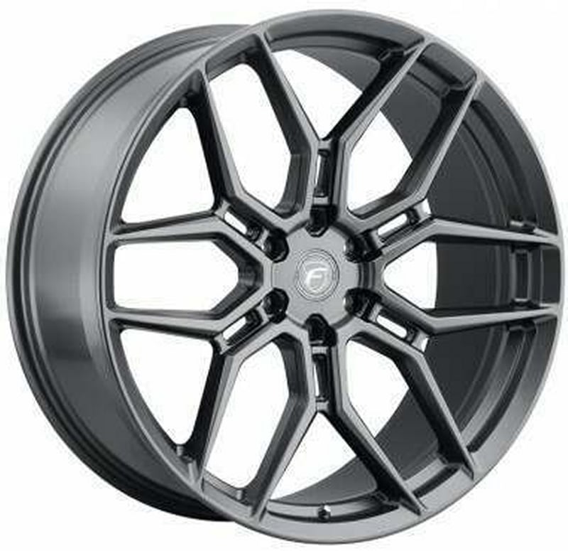 22x10 forgestar x12 satin anthracite (flow formed) (deep concave) 6x135 30mm