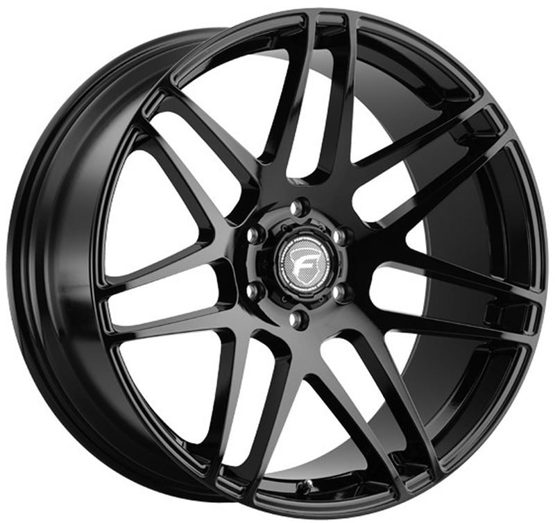 22x10 forgestar x14 gloss black (flow formed) (super deep concave) 6x135 30mm