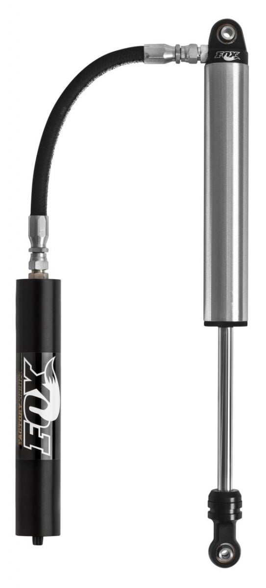 fox 2.5 factory series 8in. smooth body remote reservoir shock 7/8in. shaft (50/70) - black/zinc 980-02-061
