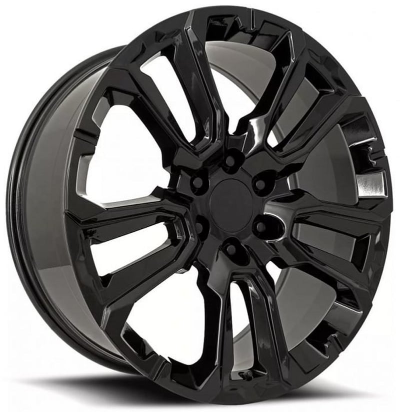 Factory Reproductions Replica GM Split 5 Spoke Replica Wheel Gloss Black
