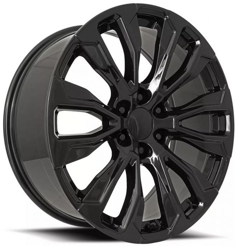 Factory Reproductions Replica GMC Denali 12 Spoke Replica Wheel Gloss Black