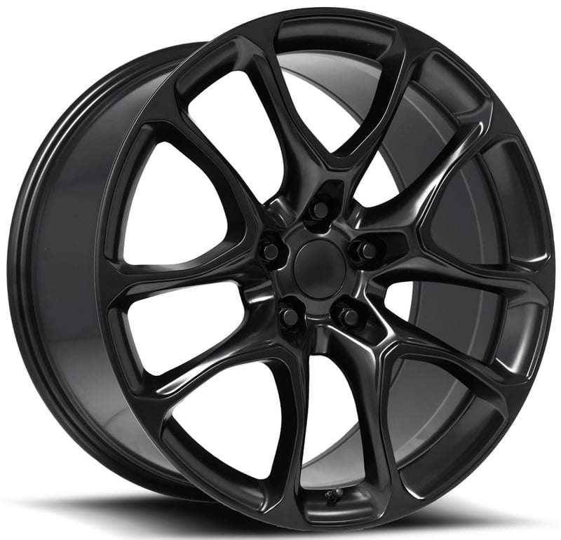 20x9 dodge durango srt replica wheel satin black fr551f 5x5/127 35mm