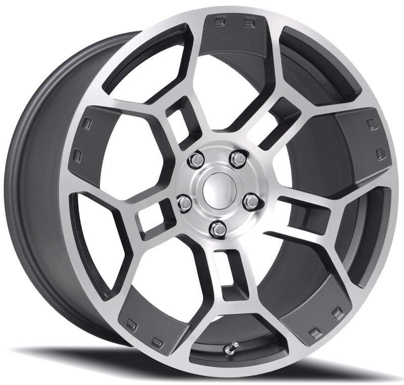 19x11 ford mustang gt-d replica wheel satin gunmetal machined fr701f 5x4.5/114.3 50mm