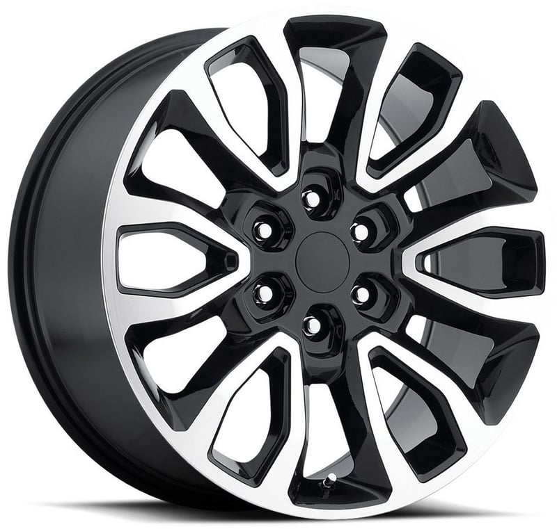Factory Reproductions Replica Ford Raptor FR53 Replica Wheels Gloss Black Machined Face