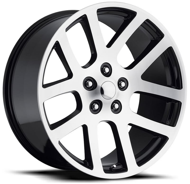 Factory Reproductions Replica Dodge Ram SRT10 FR60 Replica Wheel Black w/ Machined Face
