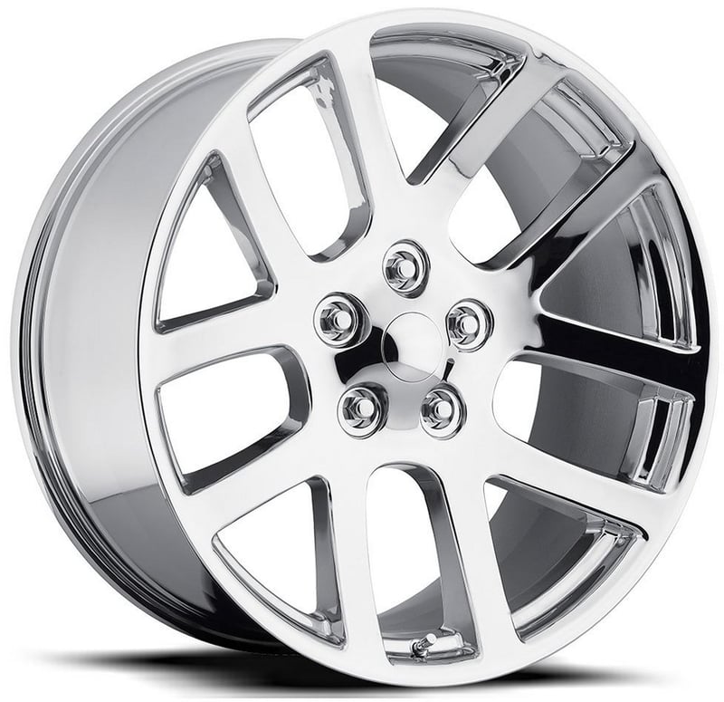 24x10 dodge ram srt10 replica wheel chrome fr60 5x5.5/139.7 25mm