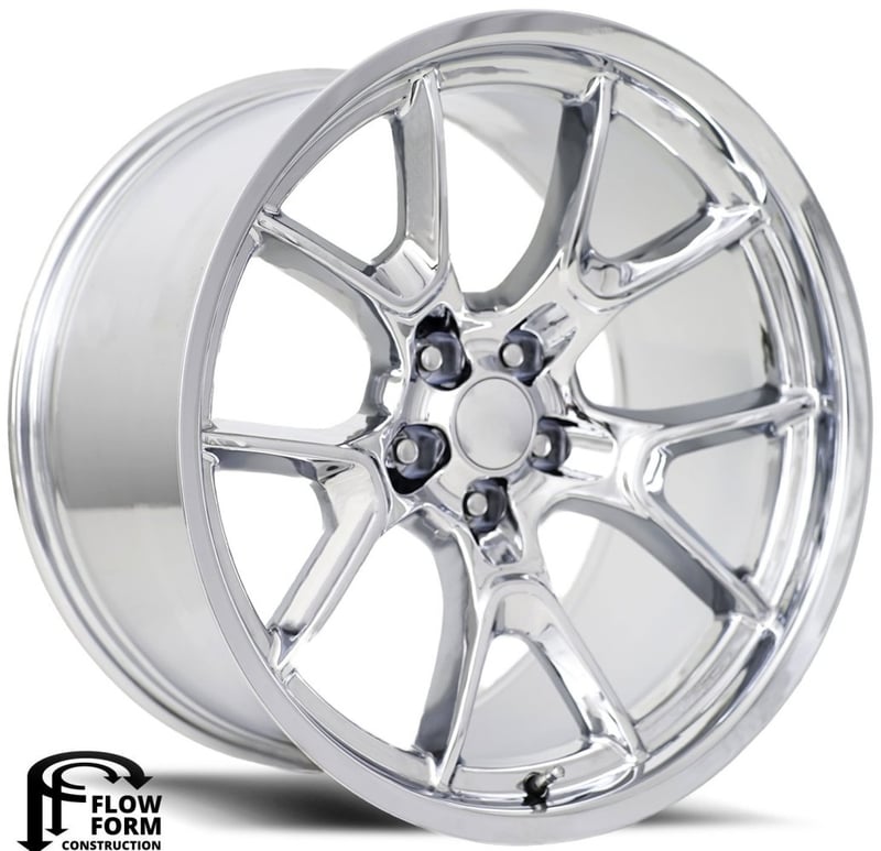 Factory Reproductions Replica Dodge Anniversary FR66F Replica Wheel Chrome FR66F