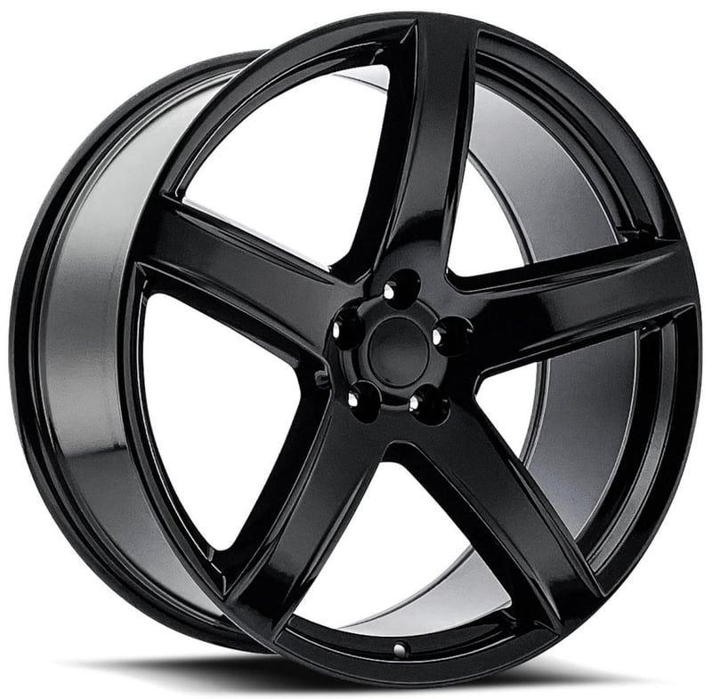 Factory Reproductions Replica Dodge HC2 RAM Truck FR77 Replica Wheel Gloss Black