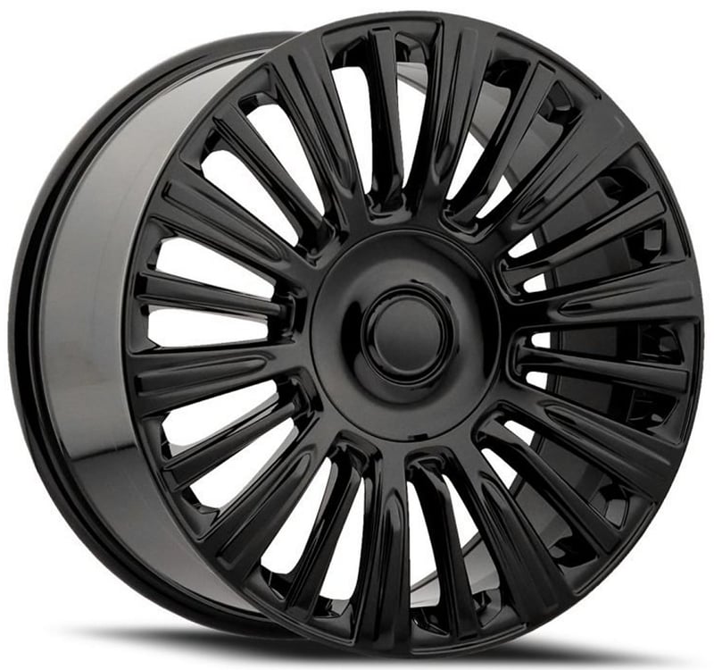 Factory Reproductions Replica Cadillac Escalade Platinum FR91 Replica Wheel Gloss Black