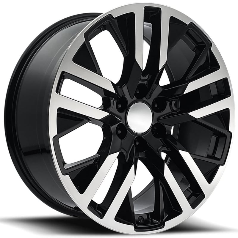 Factory Reproductions Replica GMC Carbonpro Replica Wheel Gloss Black Machined