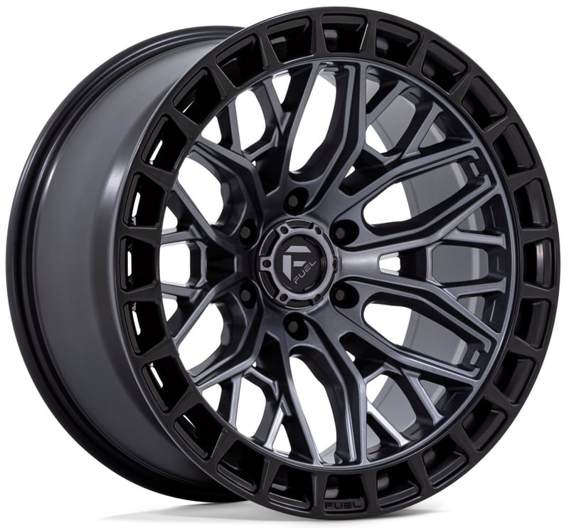 20x9 fuel off-road sigma matte gunmetal w/ matte black lip fc869 6x5.5/139.7 1mm