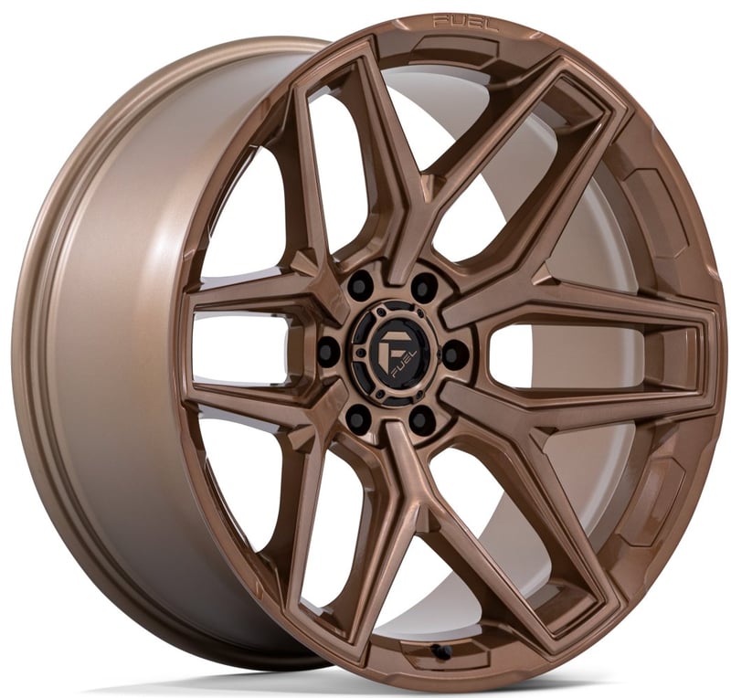 22x9.5 fuel off-road flux platinum bronze (6-lug) fc854 (* may require trimming) 6x5.5/139.7 20mm