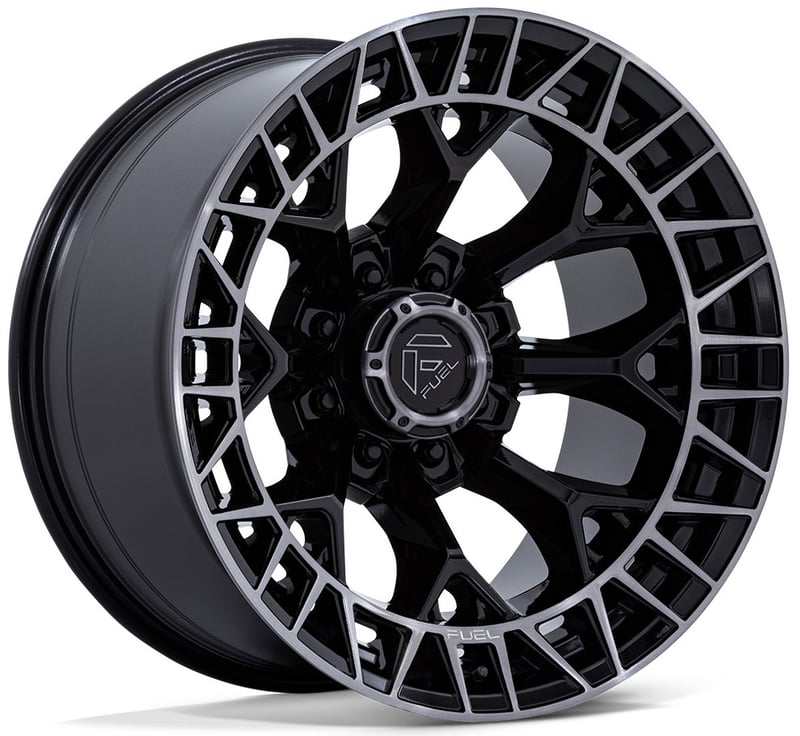 Fuel Off-Road Charger FC873 (8-Lug) Gloss Black Brushed Dark Tint