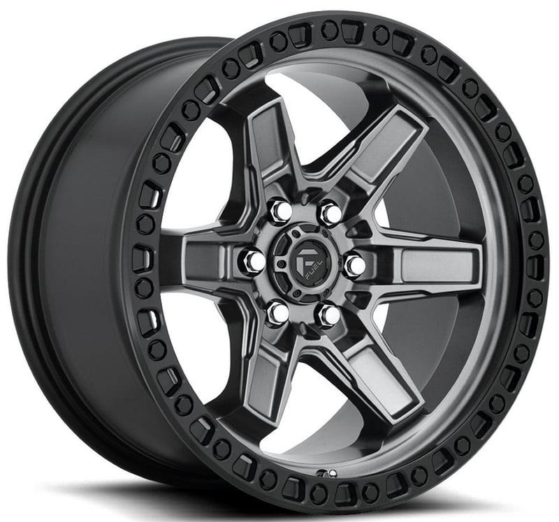 Fuel Off-Road D698 Kicker 6 Anthracite w/ Black Lip