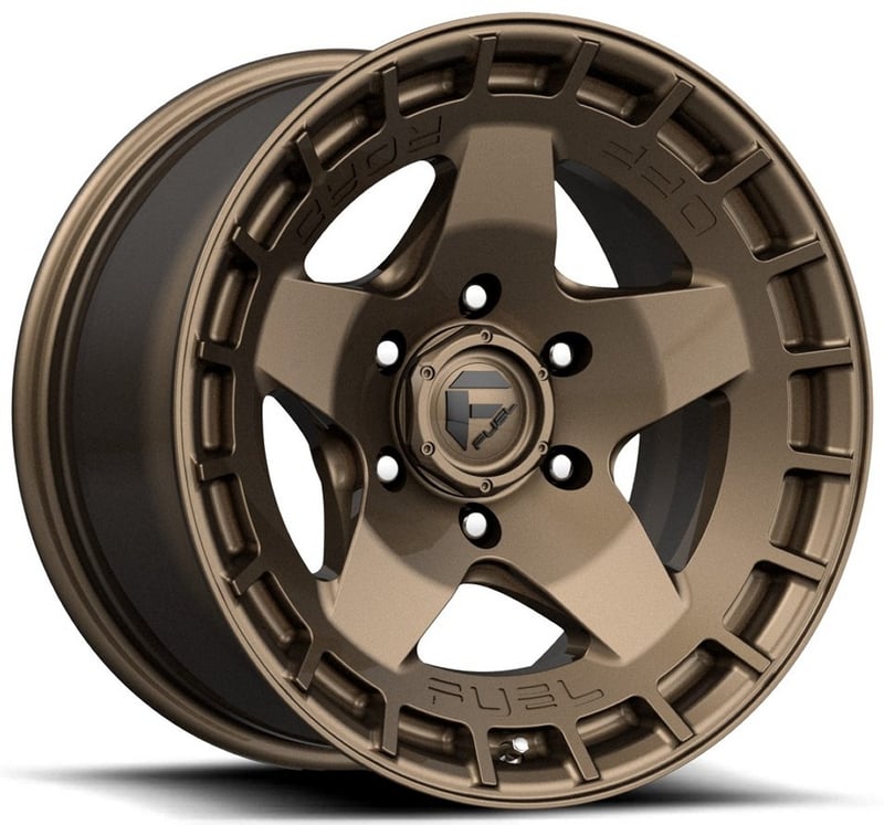 (clearance - no returns) 20x9 fuel off-road wrap matte bronze d735 5x5/127 1mm