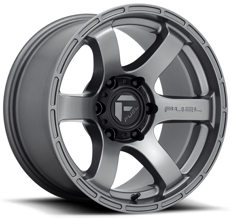 18x9 fuel off-road rush matte gun metal d767 6x4.5/114.3 20mm