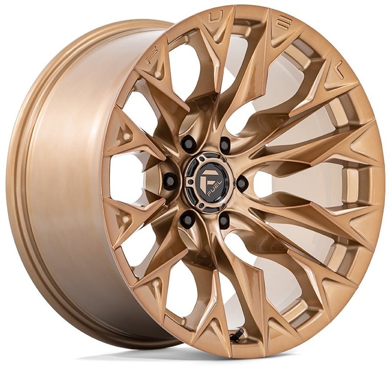 (clearance - no returns) 20x10 fuel off-road flame 6 platinum bronze d805 6x135 -18mm