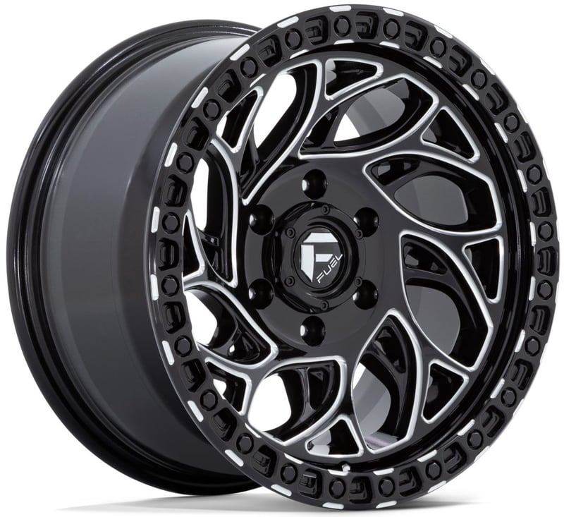 15x8 fuel off-road runner or gloss black milled d840 5x5.5/139.7 -19mm