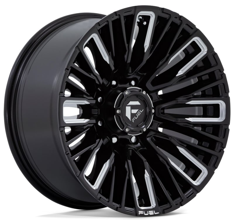 20x10 fuel off-road rebar 8 gloss black milled d849 8x180 -18mm