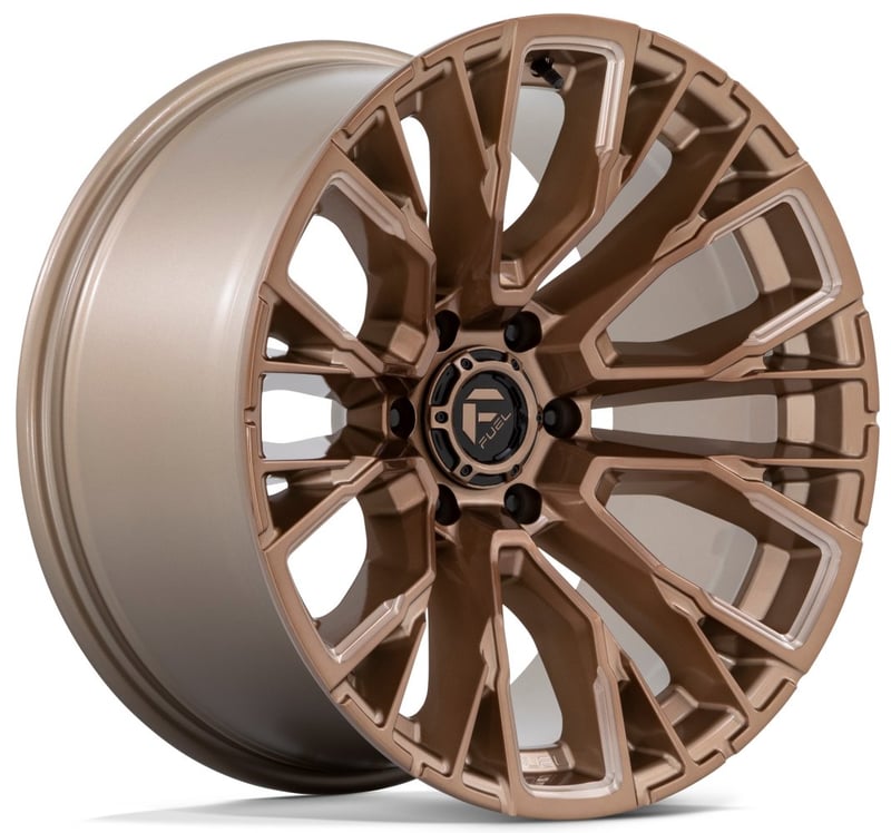 (clearance - no returns) 22x12 fuel off-road rebar 6 platinum bronze milled d850 6x135 -44mmÂ (* may require trimming)