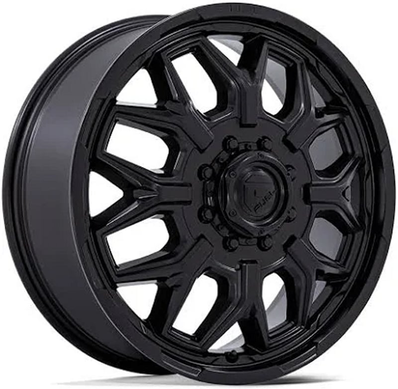 20x8.25 fuel off-road flux blackout dually front d871 8x170 104mm 125.1 c.b.