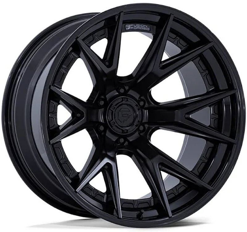 20x9 fuel off-road catalyst matte black w/ gloss black lip (6-lug) fc402 6x135 1mm