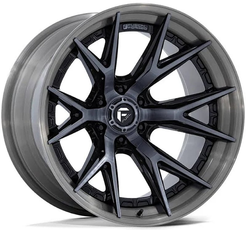 22x12 fuel off-road catalyst gloss black brushed dark tint (6-lug) fc402 (* may require trimming) 6x5.5/139.7 -44mm
