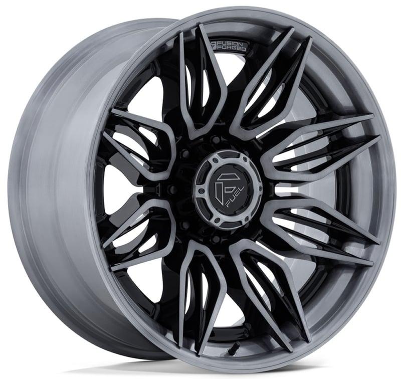 Fuel Off-Road FC404 Mutiny (8-Lug) Gloss Black Brushed Dark Tinted