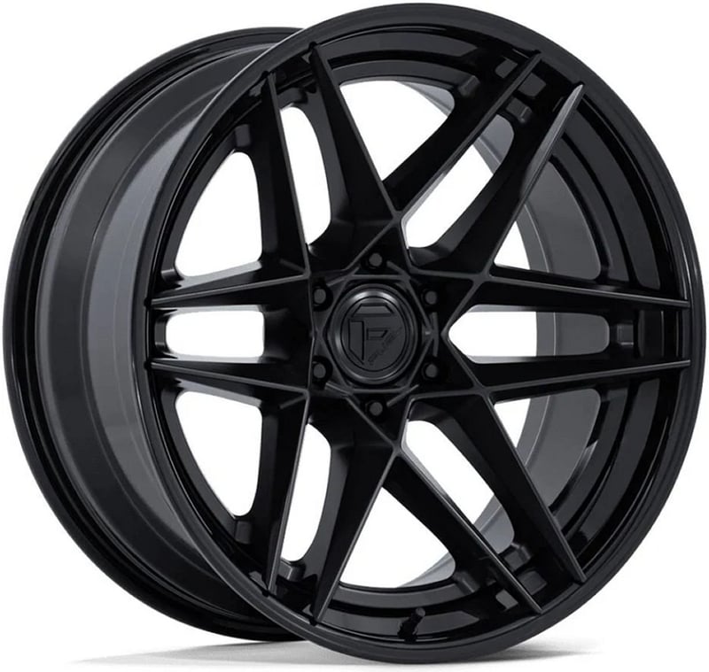 Fuel Off-Road FC408 Flight  Matte Black w/ Gloss Black Lip