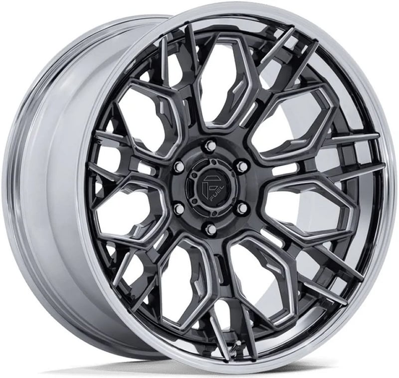 Fuel Off-Road FC409 Hive Gloss Gunmetal w/ Chrome Lip