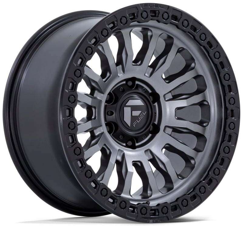 Fuel Off-Road FC857 Rincon Matte Gunmetal w/ Matte Black Lip
