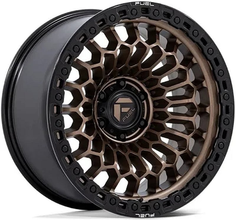 20x9 fuel off-road sinister matte bronze w/ matte black lip fc870 6x135 1mm