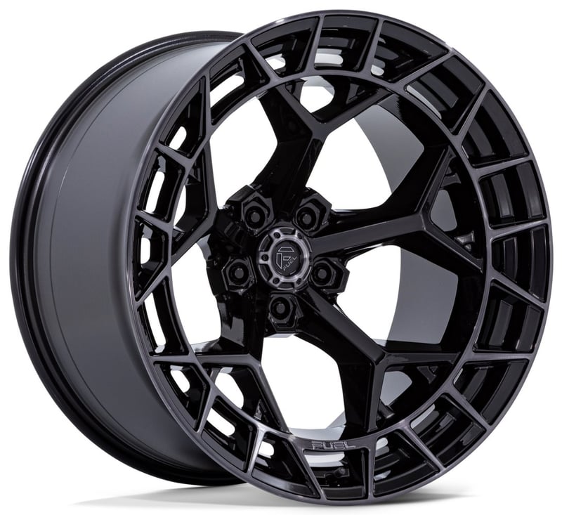 Fuel Off-Road FC873 Charger (5-Lug) Gloss Black Brushed Dark Tint