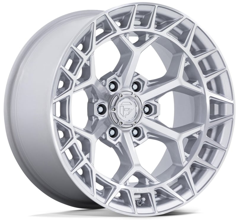 20x10 fuel off-road charger gloss silver machined (6-lug) fc873 6x5.5/139.7 -18mm