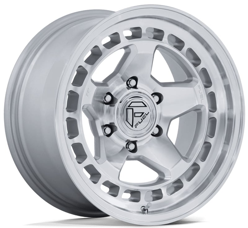 18x9 fuel off-road core hyper silver machined fc894 6x135 12mm